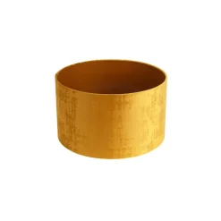 QAZQA Velours lampenkap goud 35/35/20
