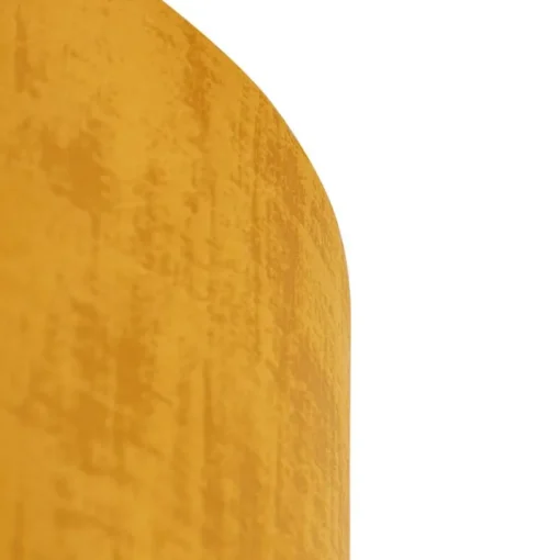 QAZQA Velours lampenkap goud 35/35/20