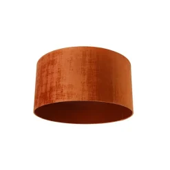 QAZQA Velours lampenkap rood 50/50/25