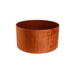QAZQA Velours lampenkap rood 50/50/25