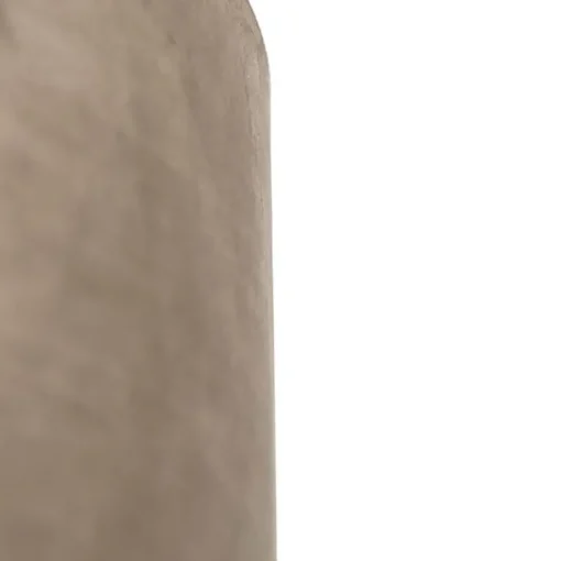 QAZQA Velours lampenkap taupe 25/25/25 met gouden binnenkant