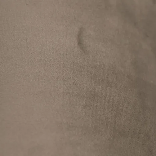 QAZQA Velours lampenkap taupe 25/25/25 met gouden binnenkant