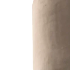 QAZQA Velours lampenkap taupe 50/50/25 met gouden binnenkant