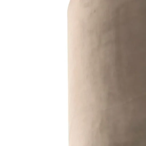 QAZQA Velours lampenkap taupe 50/50/25 met gouden binnenkant