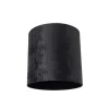 QAZQA Velours lampenkap zwart cilinder 40/40/40