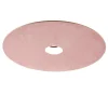 QAZQA Velours platte lampenkap roze met goud 45 cm
