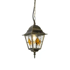 QAZQA Vintage buiten hanglamp antiek goud - Antigua