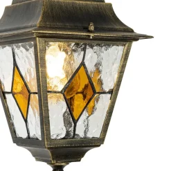 QAZQA Vintage buiten hanglamp antiek goud - Antigua