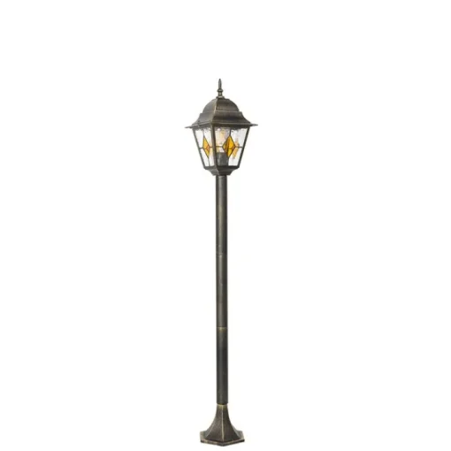 QAZQA Vintage buiten lantaarn antiek goud 120 cm - Antigua