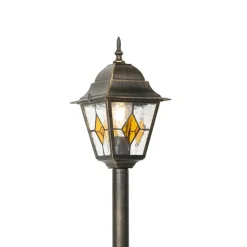 QAZQA Vintage buiten lantaarn antiek goud 120 cm - Antigua