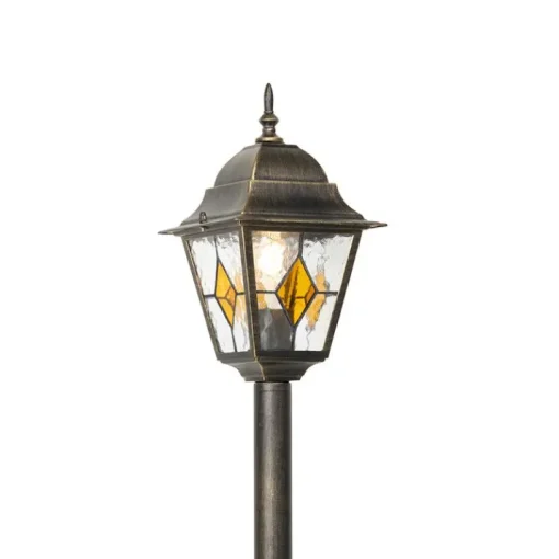 QAZQA Vintage buiten lantaarn antiek goud 120 cm - Antigua