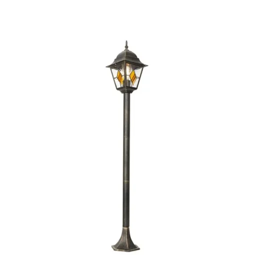 QAZQA Vintage buiten lantaarn antiek goud 120 cm - Antigua