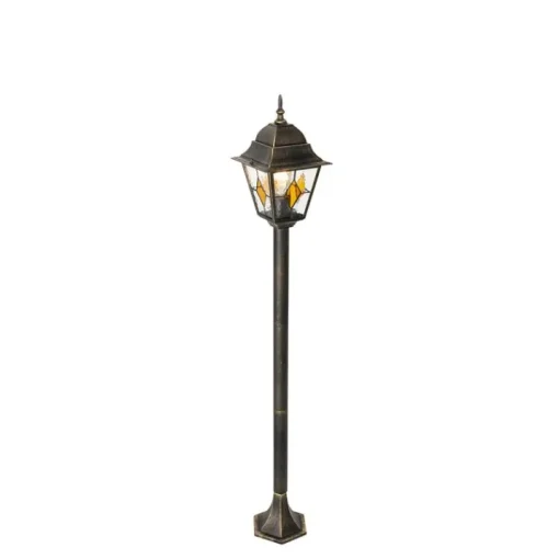 QAZQA Vintage buiten lantaarn antiek goud 120 cm - Antigua