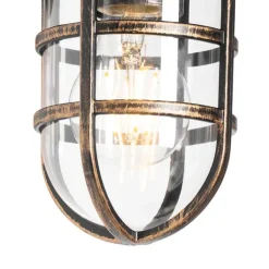 QAZQA Vintage buiten wandlamp antiek goud IP54 - Joeri