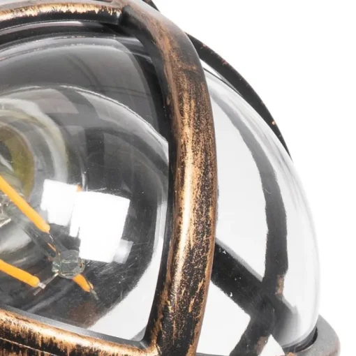 QAZQA Vintage buiten wandlamp antiek goud IP54 - Joeri