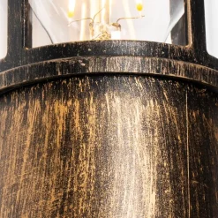 QAZQA Vintage buiten wandlamp antiek goud IP54 - Kiki