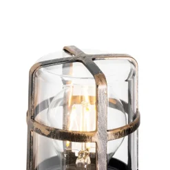 QAZQA Vintage buiten wandlamp antiek goud IP54 - Kiki