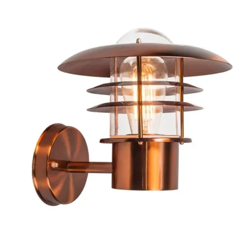 QAZQA Vintage buitenwandlamp koper IP44 - Prato