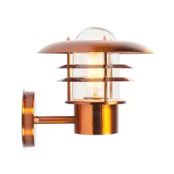 QAZQA Vintage buitenwandlamp koper IP44 - Prato