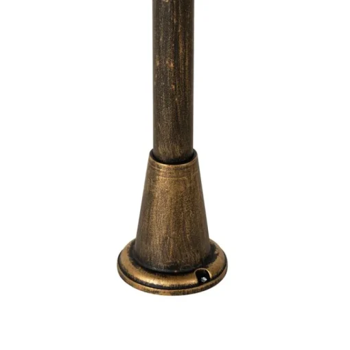 QAZQA Vintage staande buitenlamp antiek goud 100 cm IP44 - Charlois
