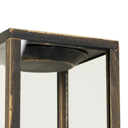 QAZQA Vintage staande buitenlamp antiek goud 80 cm IP44 - Charlois