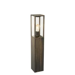 QAZQA Vintage staande buitenlamp antiek goud 80 cm IP44 - Charlois