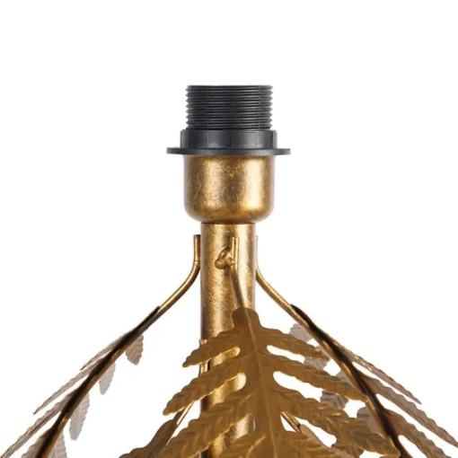 QAZQA Vintage vloerlamp goud 145 cm - Botanica