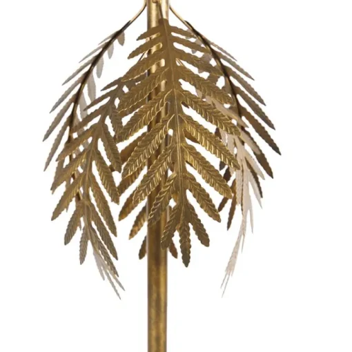 QAZQA Vintage vloerlamp goud 145 cm - Botanica