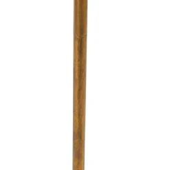 QAZQA Vintage vloerlamp goud 145 cm - Botanica