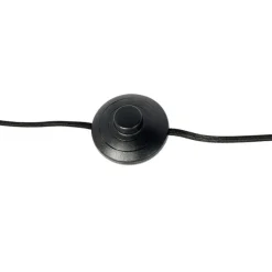 QAZQA Vintage vloerlamp op bamboo driepoot groen met koper - Barrel