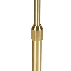 QAZQA Vloerlamp goud/messing met velours kap vlinders 40/40 cm - Parte