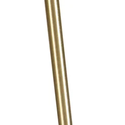 QAZQA Vloerlamp goud/messing met velours kap vlinders 40/40 cm - Parte