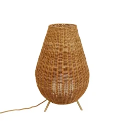 Newgarden Vloerlamp rotan dimbaar IP65 met afstandsbediening - Saona