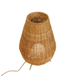 Newgarden Vloerlamp rotan dimbaar IP65 met afstandsbediening - Saona