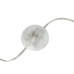QAZQA Vloerlamp tripod hout met vlinders velours kap 50 cm - Puros