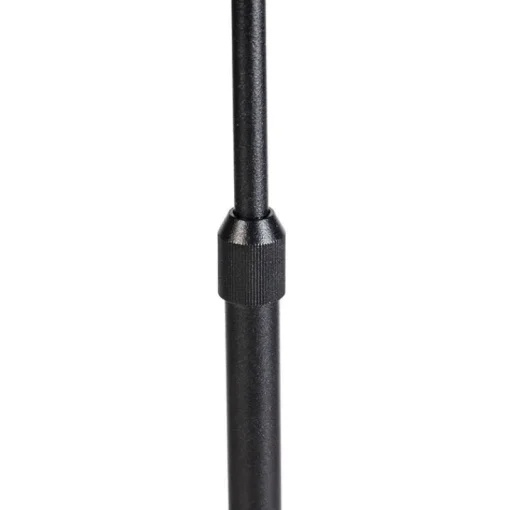 QAZQA Vloerlamp zwart met velours kap groen met goud 35 cm - Parte