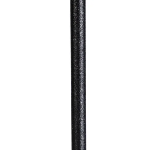 QAZQA Vloerlamp zwart met velours kap groen met goud 35 cm - Parte