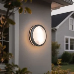 QAZQA Wand- en plafondlamp donkergrijs 2-lichts IP54 - Glow