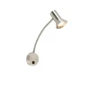 QAZQA Wandlamp staal met flexarm - Karin flex