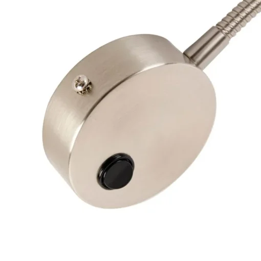 QAZQA Wandlamp staal met flexarm - Karin flex