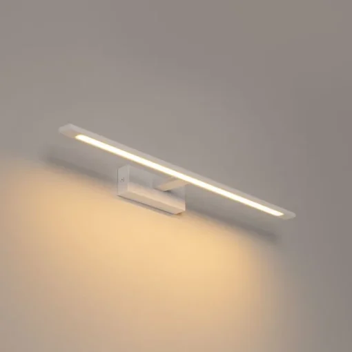 QAZQA Wandlamp wit 62 cm incl. LED IP44 - Jerre