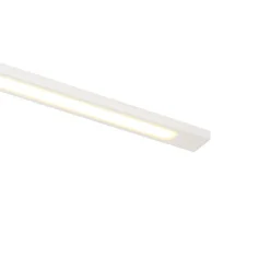 QAZQA Wandlamp wit 62 cm incl. LED IP44 - Jerre
