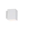 QAZQA Wandlamp wit vierkant - Sola