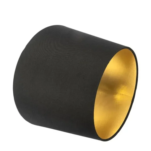 QAZQA Wandlamp zwart met zwarte kap en verstelbare arm - Ladas Deluxe