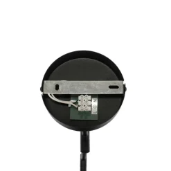 QAZQA Wandlamp zwart met zwarte kap en verstelbare arm - Ladas Deluxe