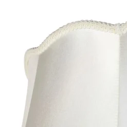 QAZQA Zijden lampenkap creme 45/30/44 - Granny